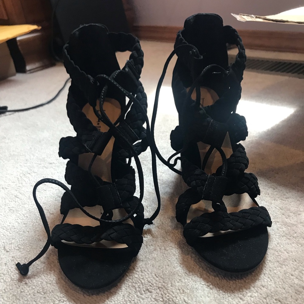 Y•Not heels, worn 3 times.